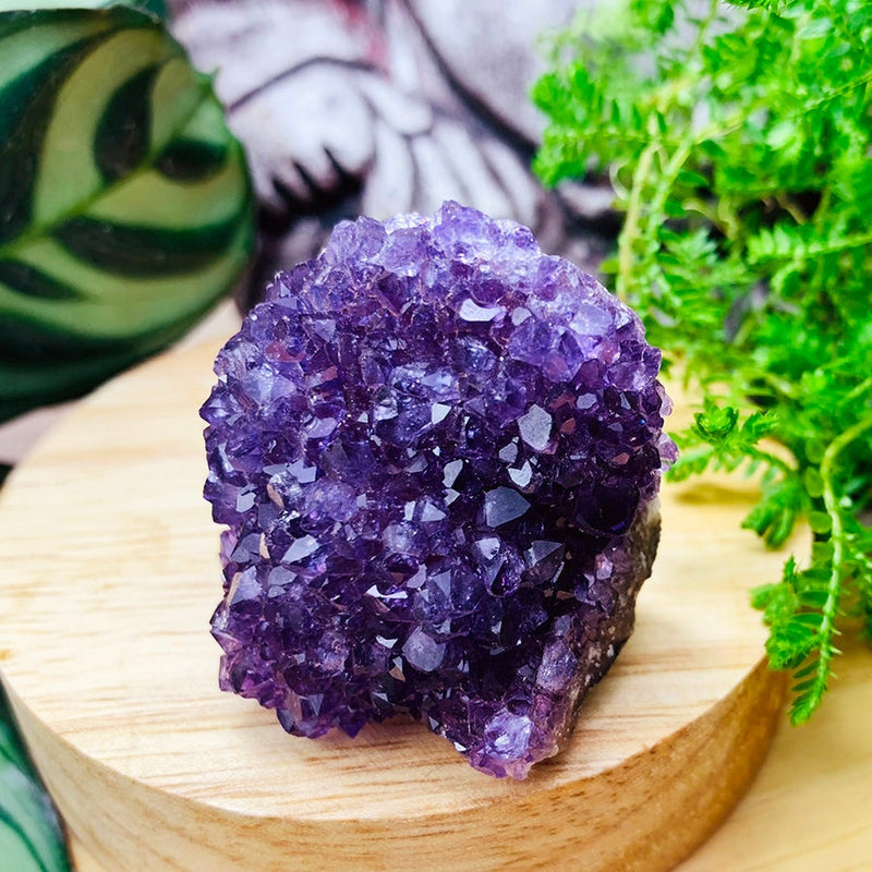 WORKING ON Small Amethyst Cluster - clustergeode