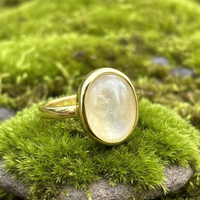 Z ARRON DESIGN Collier avec pendentif en fil de cuivre et pierre de lune Serenity