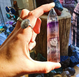 $7 Multicolor Fluorite Point 1-Day Promo Sale - wand