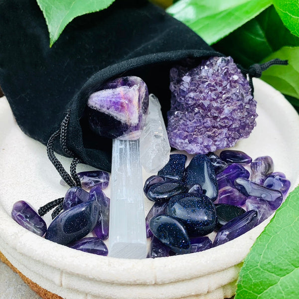 WORKING ON🌟 Protection + Clarity Crystal Collectors Surprise Pouch(For Subscription)