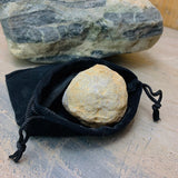 WORKING ON Natural Agate Geode + Velvet Bag - clustergeode