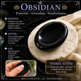 Pietra di preoccupazione ossidiana