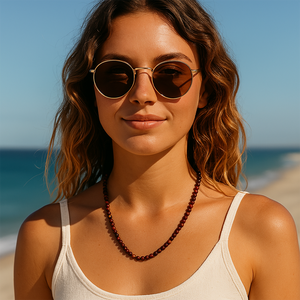 Red Obsidian 1st Chakra Stone Necklace
