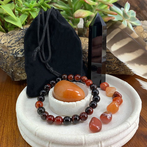 FREE GIVEAWAY! Obsidian Ground Crystal Set and Mala