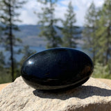 PRISVINNER! Obsidian Palmstone - (Bare betal fraktkostnaden)