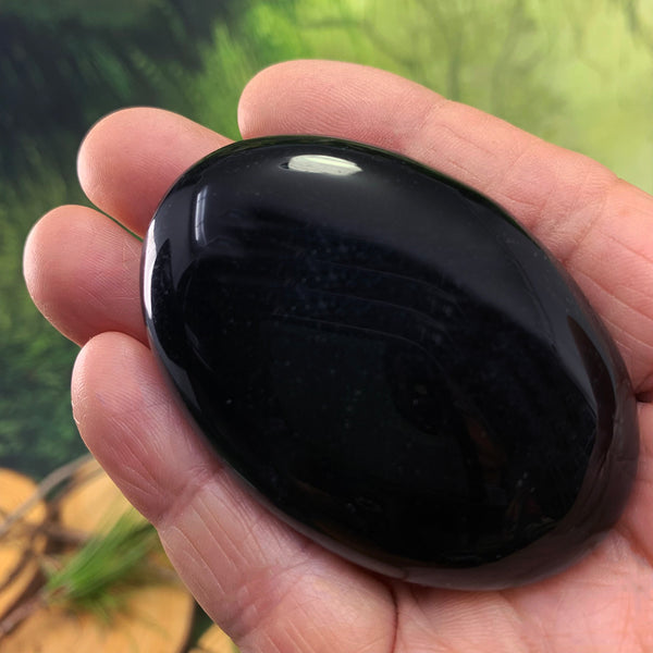 FREE GIFT! Black Obsidian Palmstone