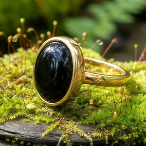 Z ARRON DESIGN Collier avec pendentif en fil de cuivre et pierre de lune Serenity