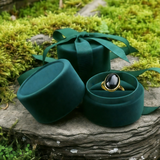 Z ARRON DESIGN Serenity Moonstone kobbertråd vedhæng halskæde