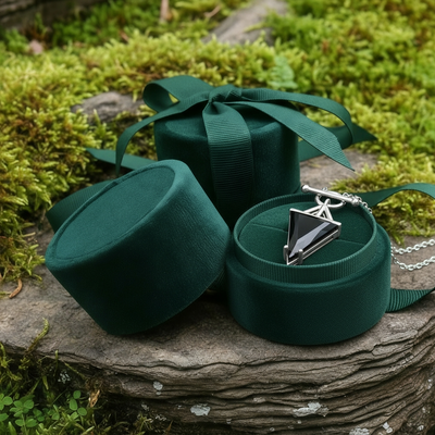 Z ARRON DESIGN Collana con ciondolo in filo di rame Serenity Moonstone