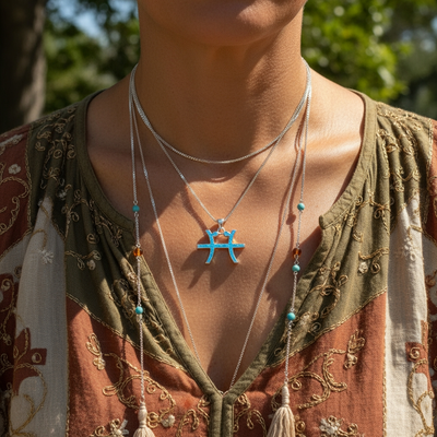 Z ARRON DESIGN Colar com pingente de fio de cobre Serenity Moonstone