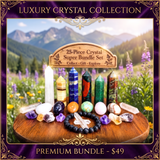 25-teiliges Kristall-Super-Bundle-Set