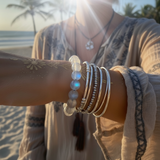 7-delige Mala kralenarmband Chakra-set (een armband voor elke chakra)