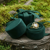 Z ARRON DESIGN Serenity Moonstone kobbertråd vedhæng halskæde