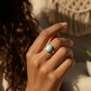 Z ARRON DESIGN Serenity Moonstone kobbertråd anheng halskjede