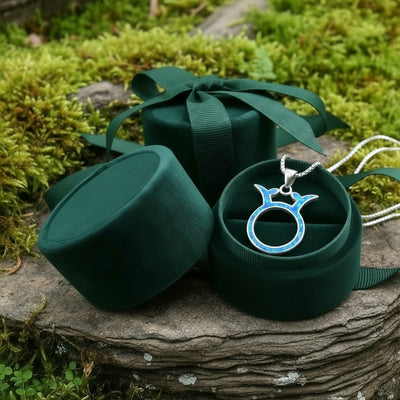 Z ARRON DESIGN Serenity Moonstone kobbertråd anheng halskjede