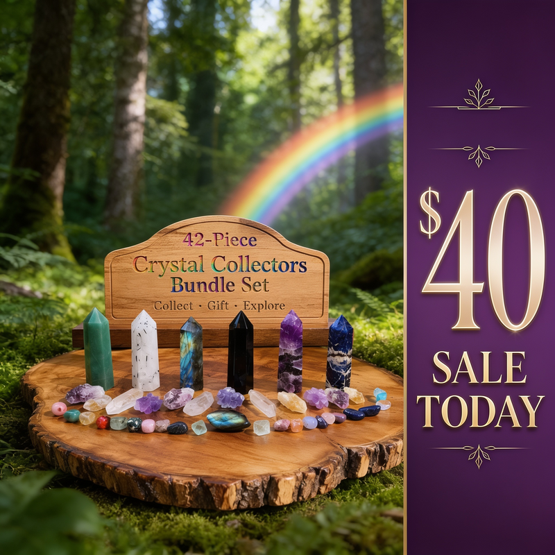 SALE TODAY ONLY! 42-Piece Crystal Collectors Bundle Set – Spirit