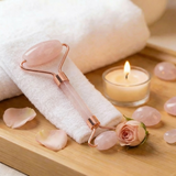 Collar con colgante de macramé de amatista