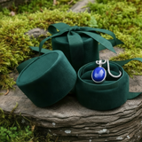 Z ARRON DESIGN Collar con colgante de alambre de cobre con piedra lunar Serenity