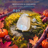 Z ARRON DESIGN Serenity Moonstone koperdraad hanger ketting