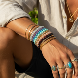 7-delige Mala kralenarmband Chakra-set (een armband voor elke chakra)