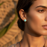 Z ARRON DESIGN Serenity Moonstone kobbertråd anheng halskjede