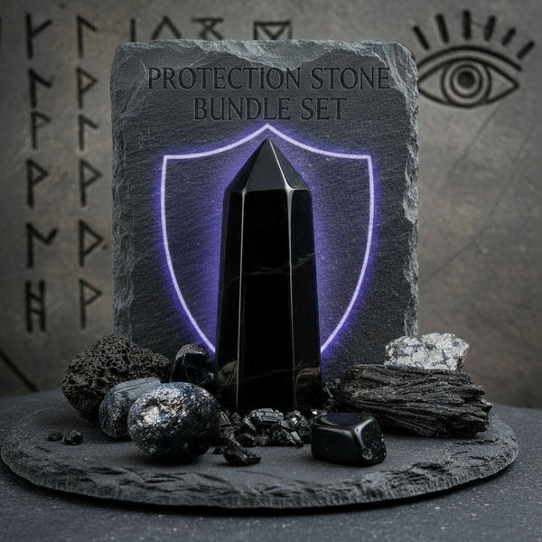 Juego de 16 piezas de piedras guardianas de energía oscura 👉 60 % de descuento
