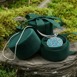 Z ARRON DESIGN Colar com pingente de fio de cobre Serenity Moonstone