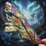 🦔CRYSTAL CASCADE PEACOCK KYANITE PRIZE WINNER🦔