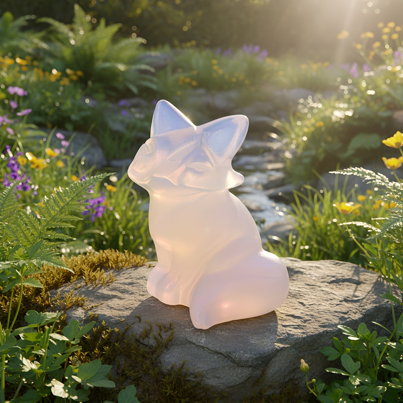 Crystal Animal Spirit Totems: Opalite Wisdom Fox – Spirit Magicka