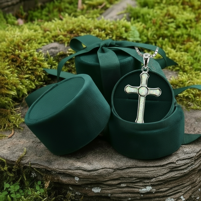 Z ARRON DESIGN Collier avec pendentif en fil de cuivre et pierre de lune Serenity