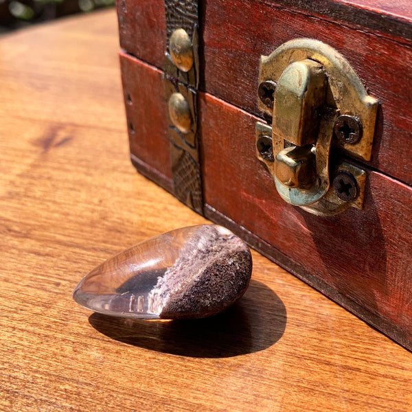 Phantom Quartz Crystal Teardrop