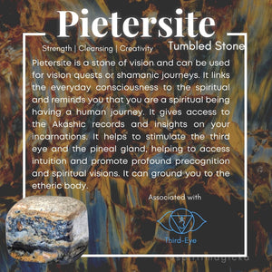 Pietersite Tumbled Stone - tumbledstone