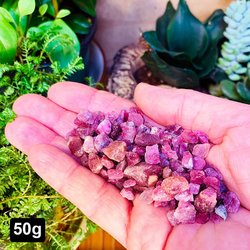 WORKING ON Pink Tourmaline Rough Mini Gemstones (50 Gram / 1.7oz Lot)