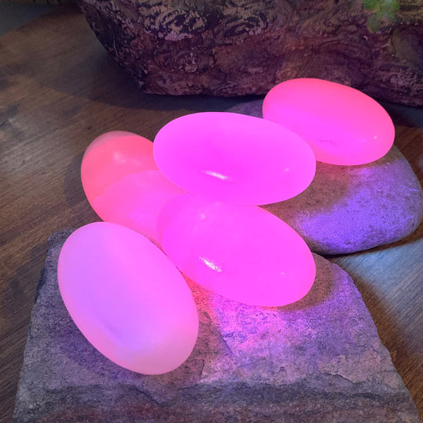 FREE GIVEAWAY!  Pink Calcite Palmstone  - (Just Pay Cost of Shipping)