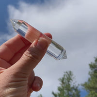 Vogel Cut Quartz Crystal (Energy Healing Wand)