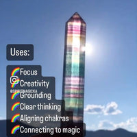 Punto di fluorite arcobaleno