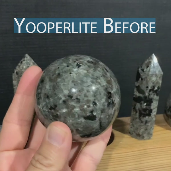 Yooperlite-Kugel