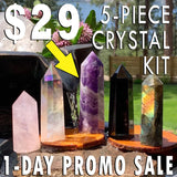5-Piece Guardian Crystal Energy Protection Set only $29 1-Day-Promo Sale