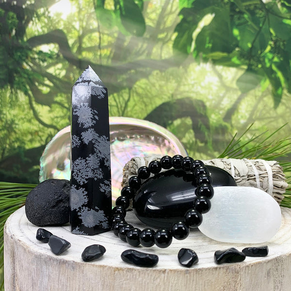 Protection & Cleansing Crystal Box Kit