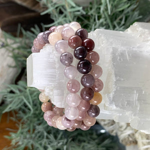 Pulseira Mala Roxa Aventurina Com Bolsa De Veludo