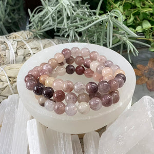 Pulseira Mala Roxa Aventurina Com Bolsa De Veludo