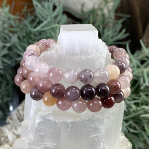 Pulseira Mala Roxa Aventurina Com Bolsa De Veludo