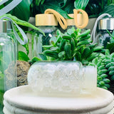 WWW - PRICING - Clear Quartz Mini Gemstone Pod Crystal Water Bottle - water