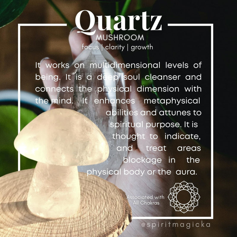 Quartz Mushroom - mushroom