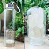 Quartz Shard Gem Pod Water Bottle - water