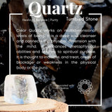 Quartz Tumbled Cube - tumbledstone