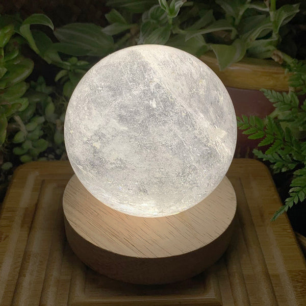 Lumière d'ambiance en cristal (Quartz Sphere-Large)