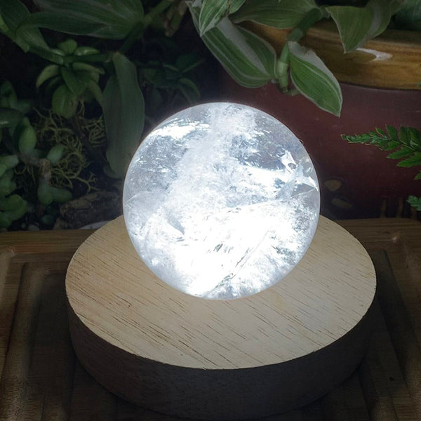 Krystallstemningslys (Quartz Sphere-Medium)