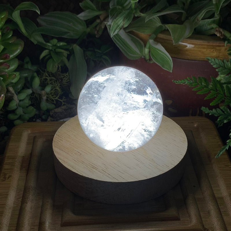 Krystallstemningslys (Quartz Sphere-Medium)