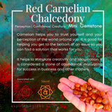 Red Carnelian Chalcedony Mini Gemstones (50 Gram / 1.7oz. Lot)